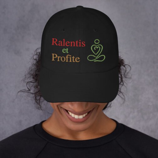 Casquette de Baseball - Ralentis et Profite