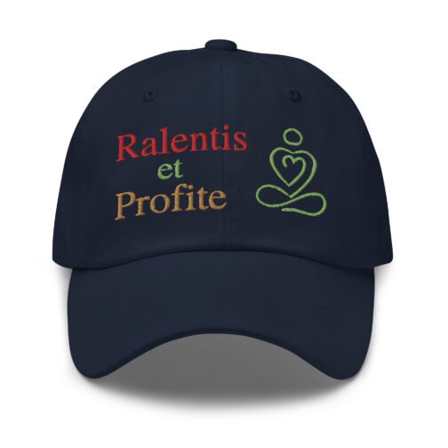 Casquette de Baseball - Ralentis et Profite – Image 2