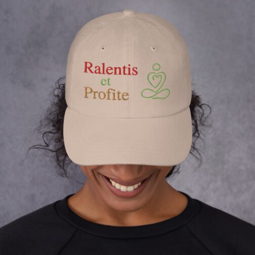 Casquette de Baseball - Ralentis et Profite – Image 4