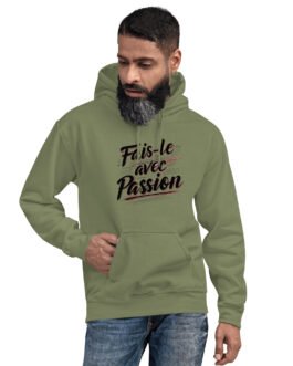 Sweat à capuche pour homme et femme – Fais-le avec passion