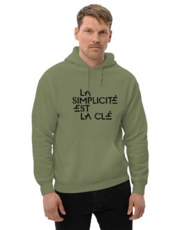 Sweat à capuche pour homme et femme – La simplicité est la clé