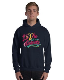 Sweat à capuche pour homme et femme – La vie en couleur