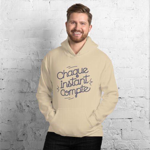 Sweat à capuche pour homme et femme Chaque instant compte – Douillet, stylé et inspirant – Image 5