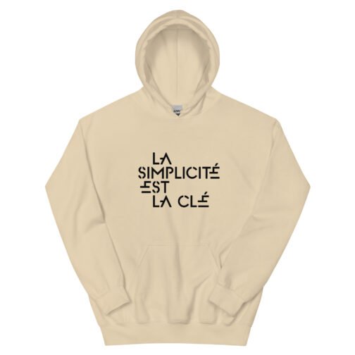 Sweat à capuche pour homme et femme – La simplicité est la clé – Image 5