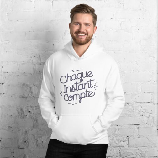 Sweat à capuche pour homme et femme Chaque instant compte – Douillet, stylé et inspirant – Image 6