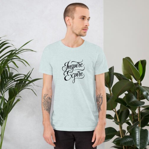 T-shirt personnalisé homme et femme – Inspire expire – Image 4