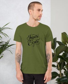 T-shirt personnalisé homme et femme – Inspire expire