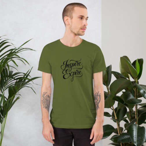 T-shirt personnalisé homme et femme – Inspire expire